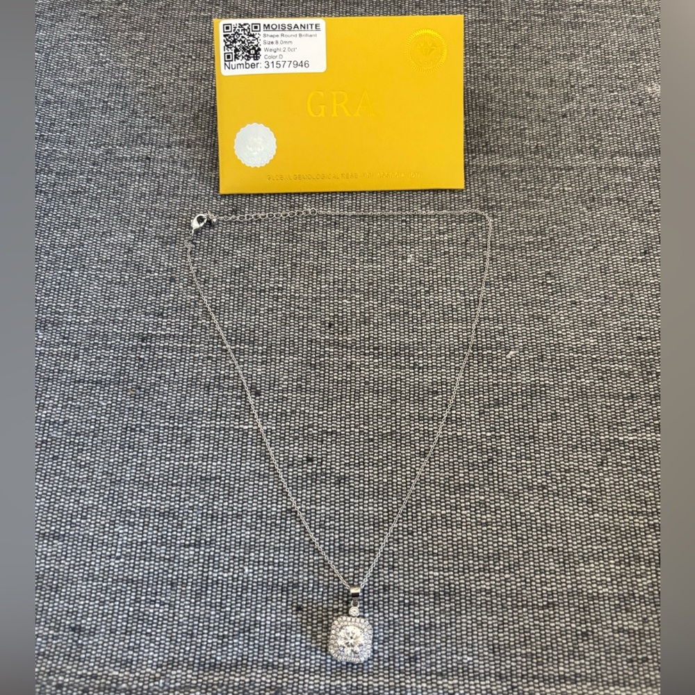 Moissanite Pendant